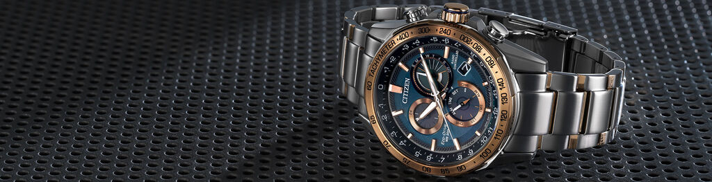 Men's PCAT Perpetual Calendar Atomic Timekeeping watches featuring CB5916-59L image.