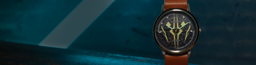 Image of Ahsoka Tano watch on a dark background with light